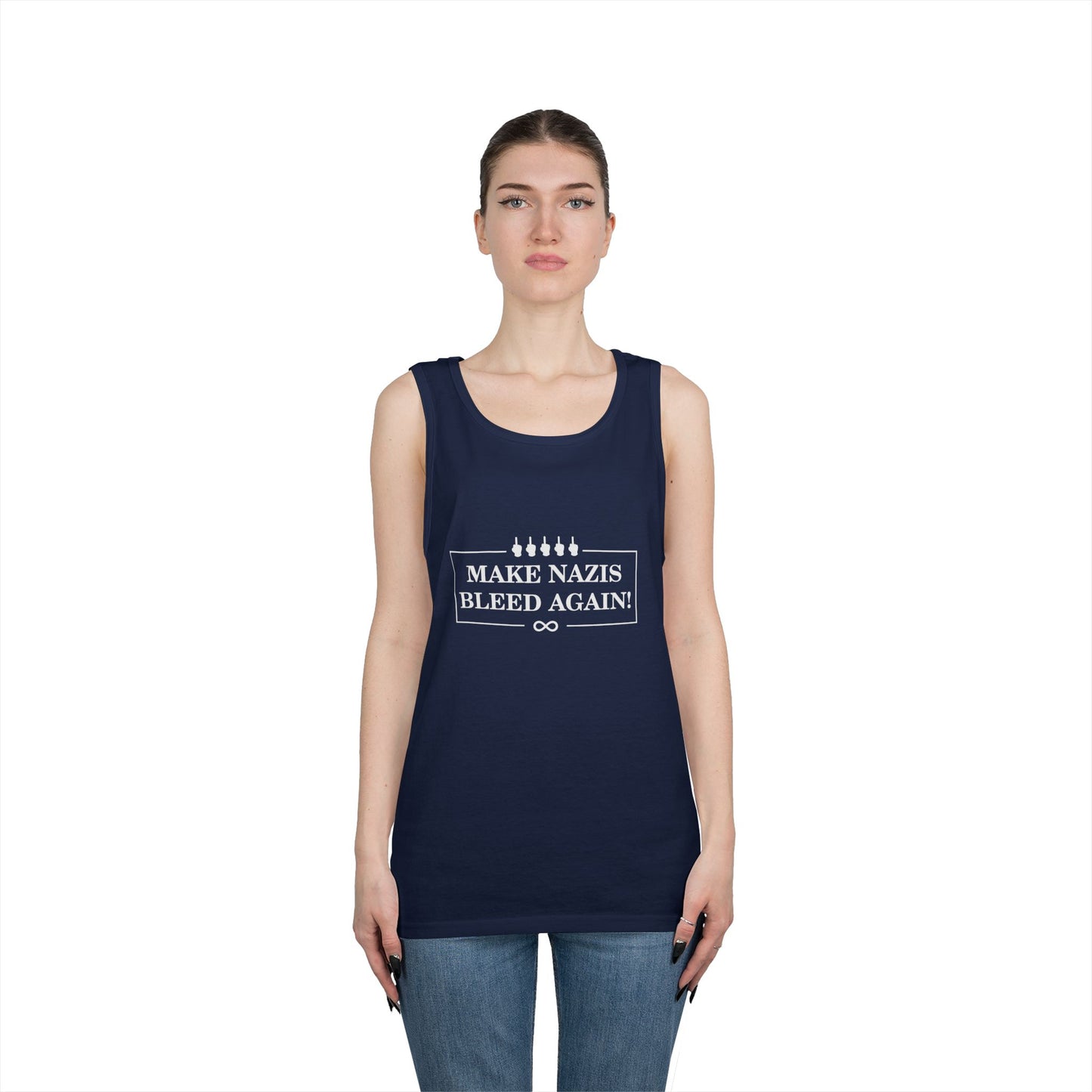 Make Nazis Bleed Again Statement Tee