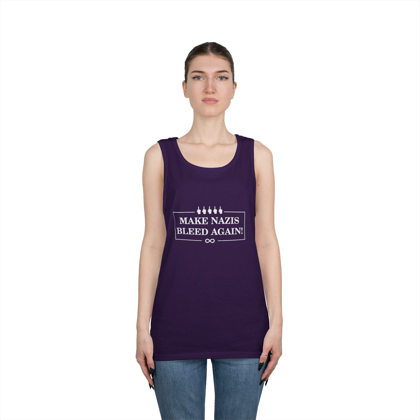 Make Nazis Bleed Again Statement Tee