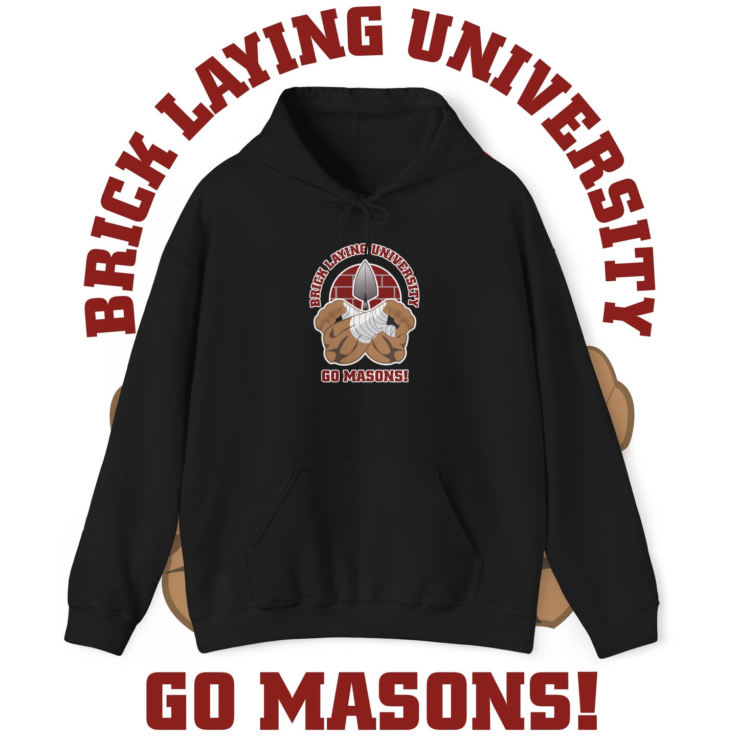 Brick Laying University Hoodie