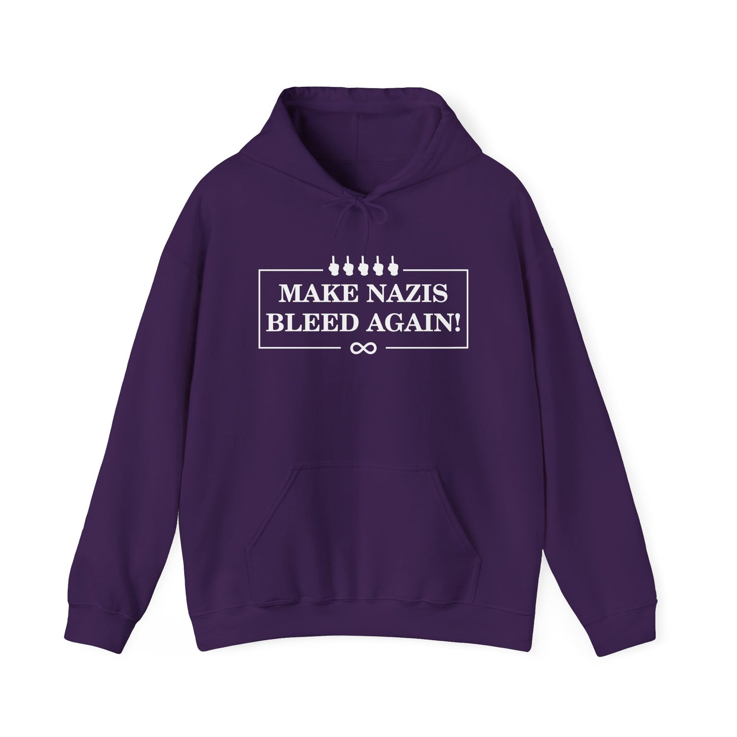 Make Nazis Bleed Again Hoodie