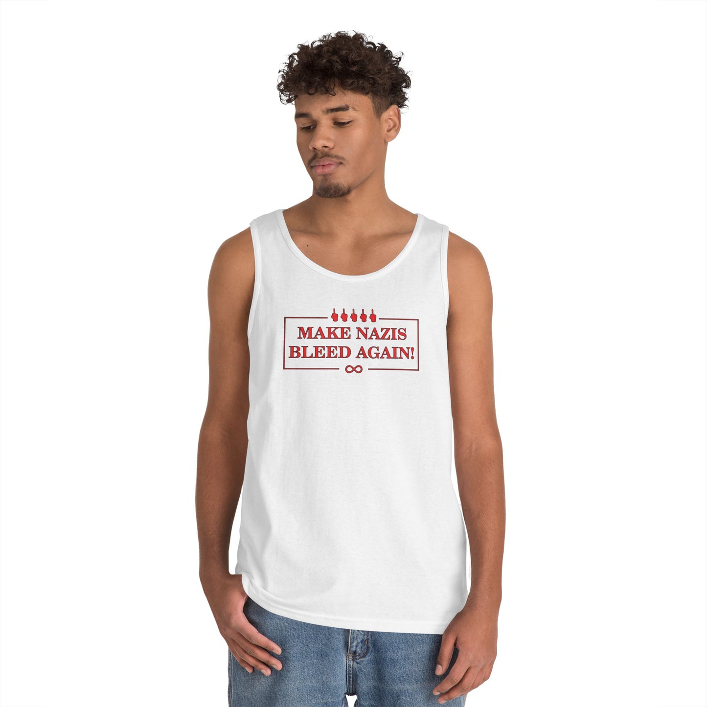 Make Nazis Bleed Again Statement Tee