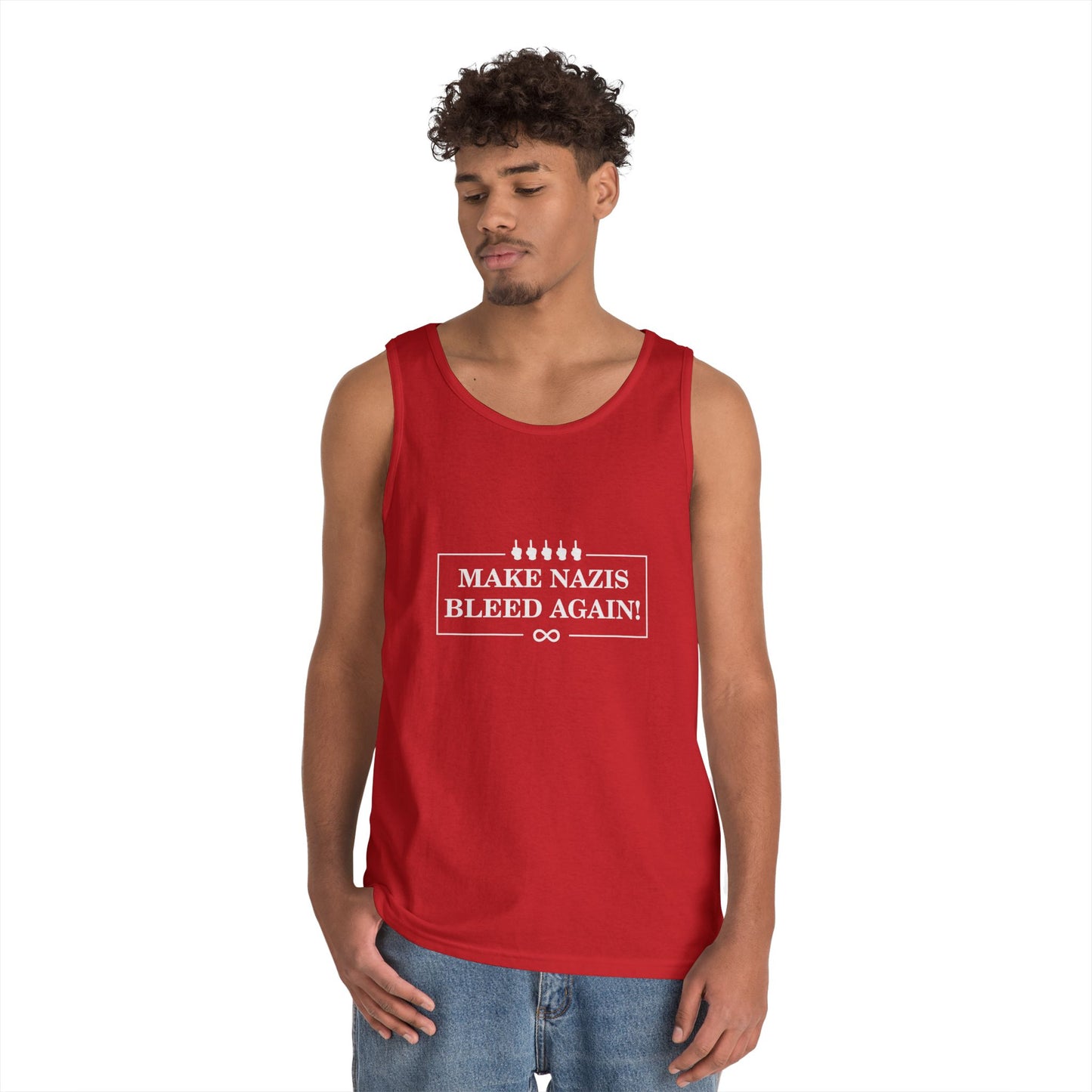 Make Nazis Bleed Again Statement Tee