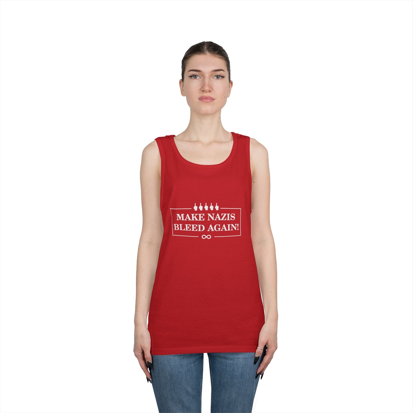 Make Nazis Bleed Again Statement Tee