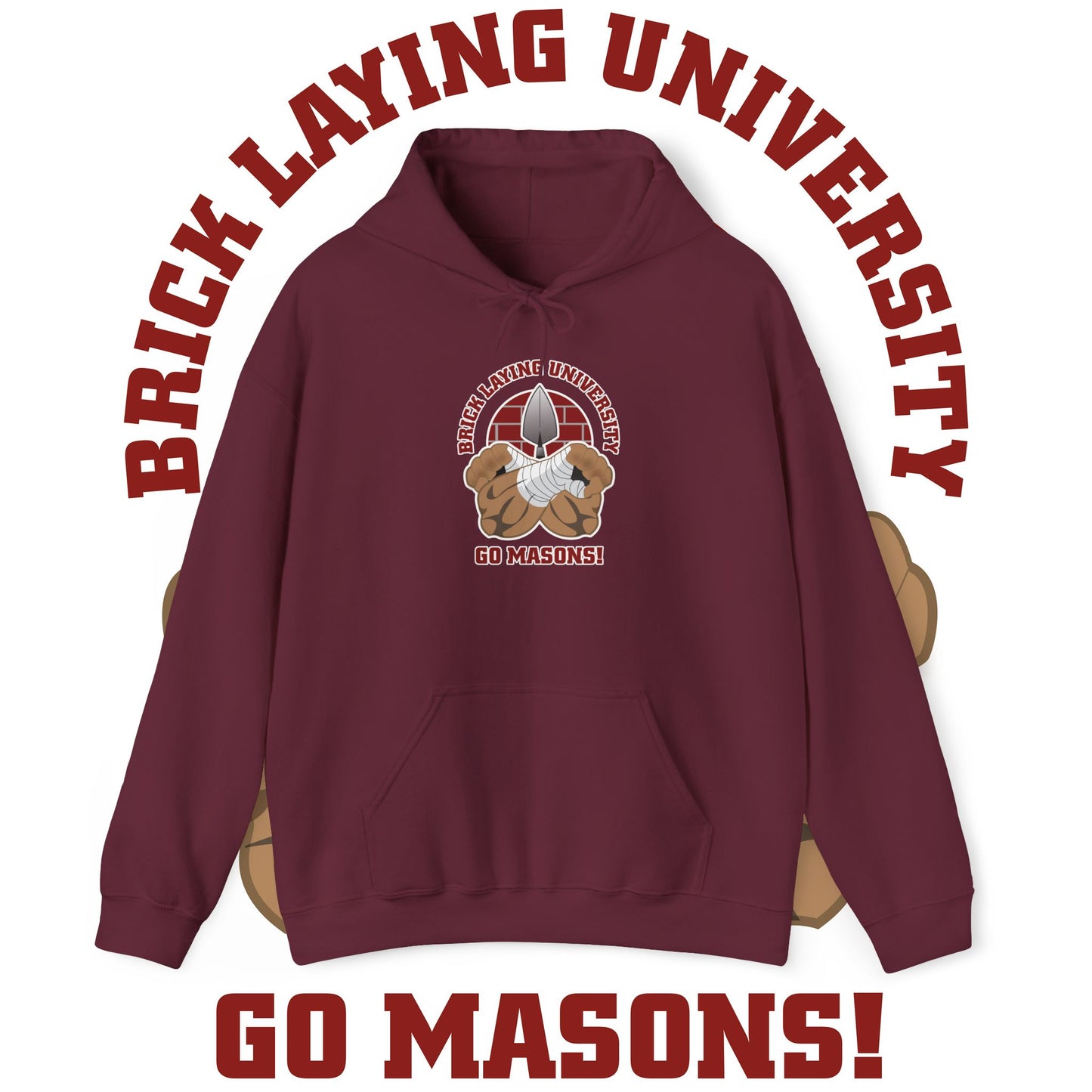 Brick Laying University Hoodie