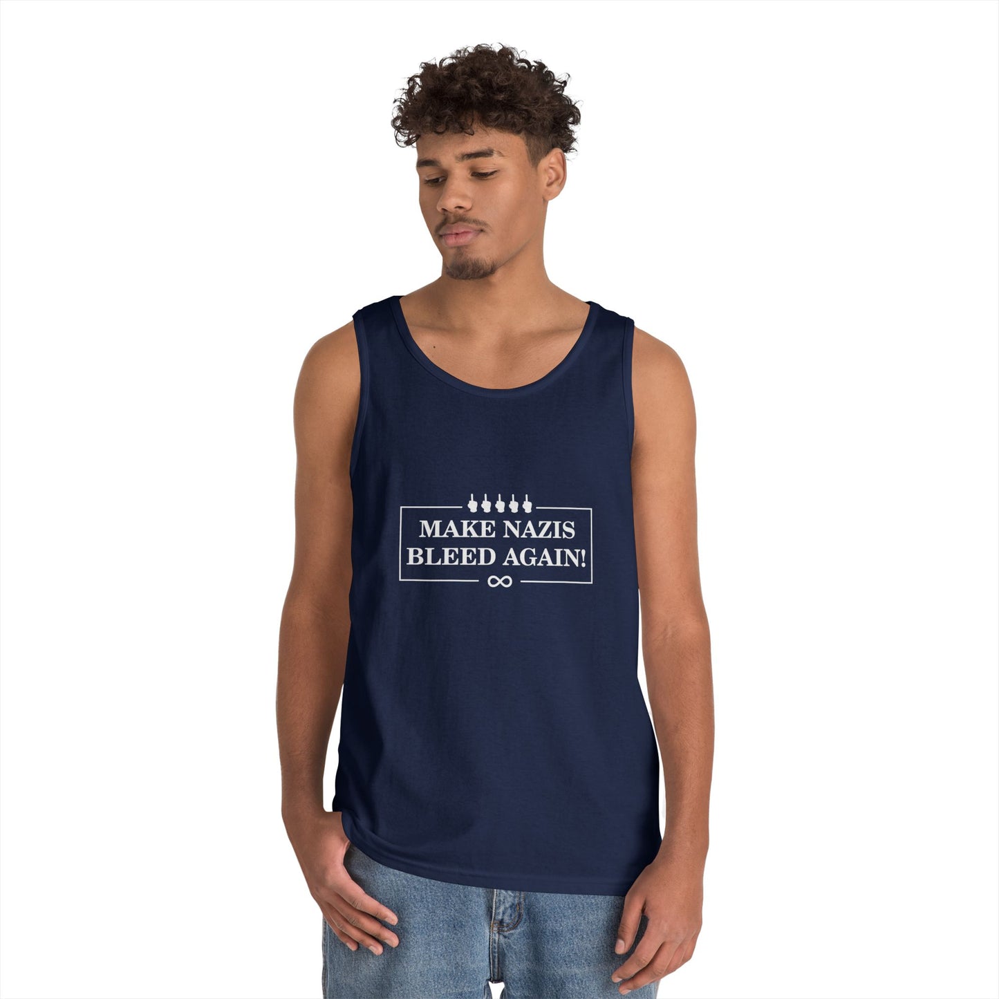 Make Nazis Bleed Again Statement Tee