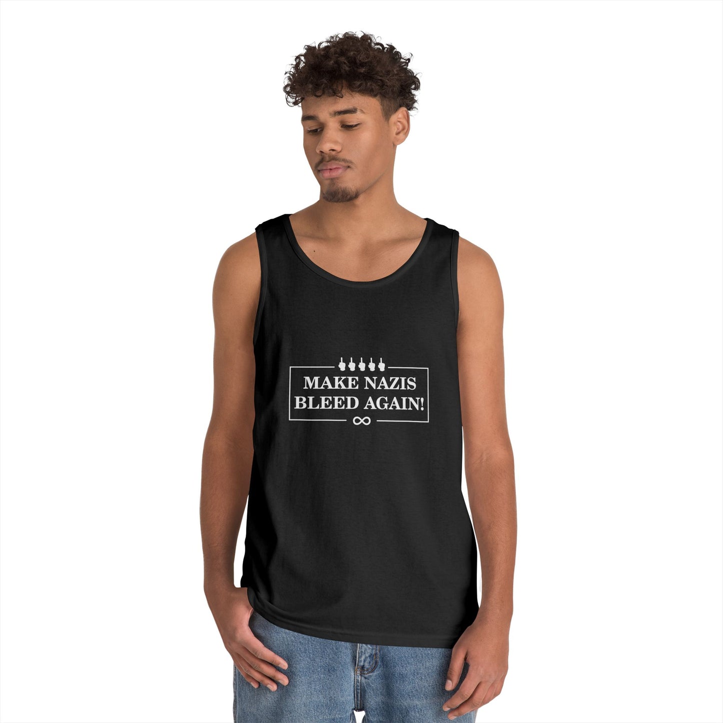 Make Nazis Bleed Again Statement Tee