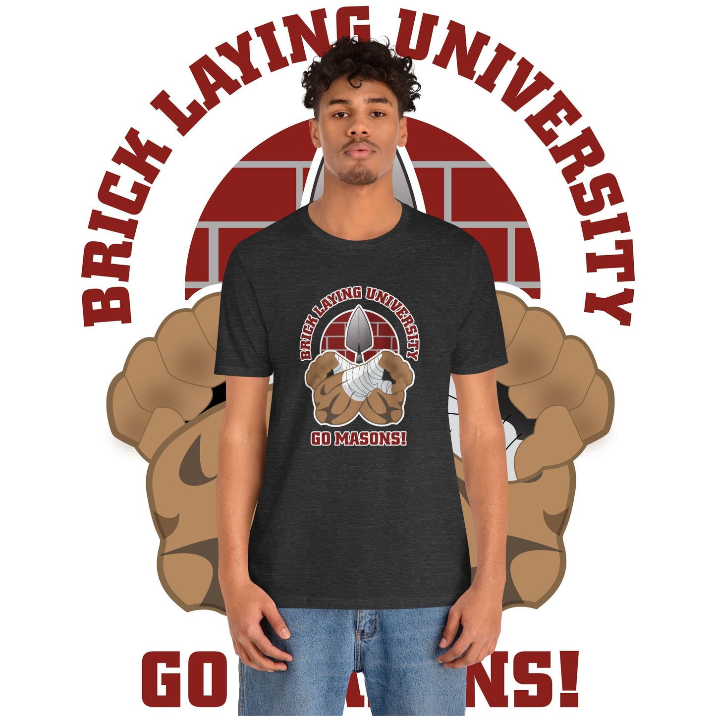 Brick Laying University T-SHIRT